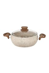 Amboss Tencere Seti 3 Lü Krem PRM-041