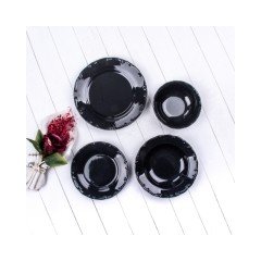 Marianna 24 Parça Heritage Yemek Takımı Gri