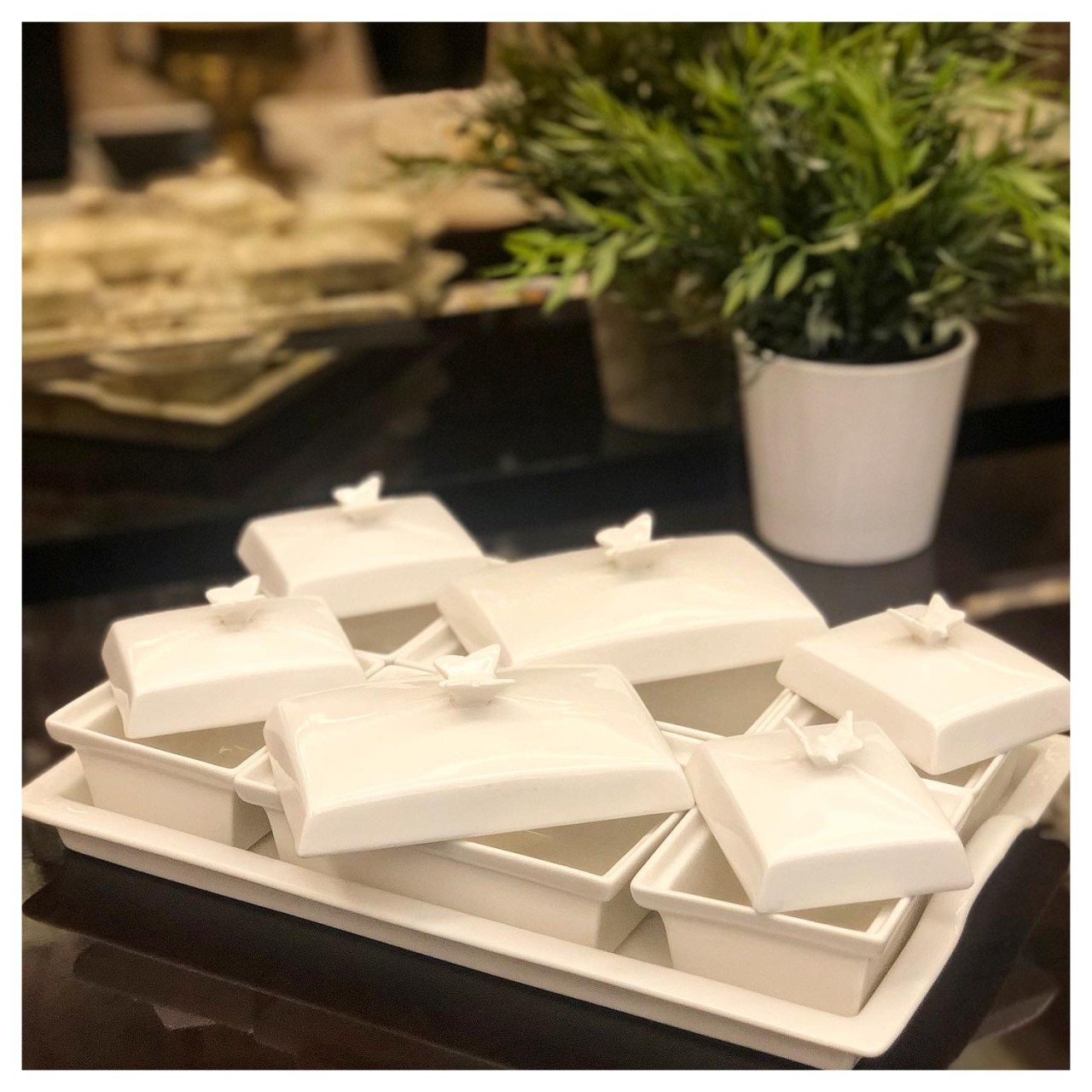 Arow 7 Parça Kahvaltılık Kelebek Kapaklı TR-1759