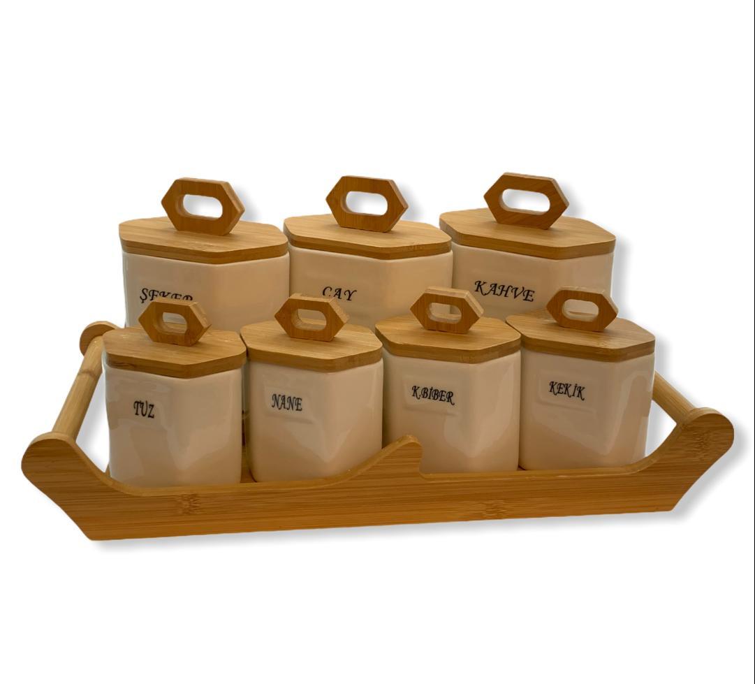 Arow 7 Parça Baharat Takımı Gino TR-2368