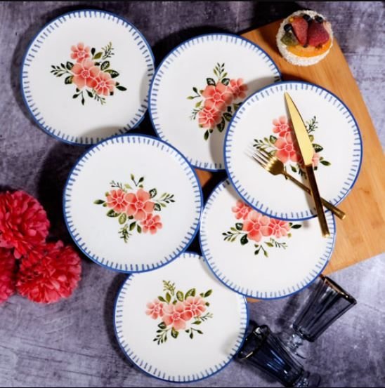 Kosova Pasta Tabağı 21 Cm 6 Adet  Fre.Flow-06