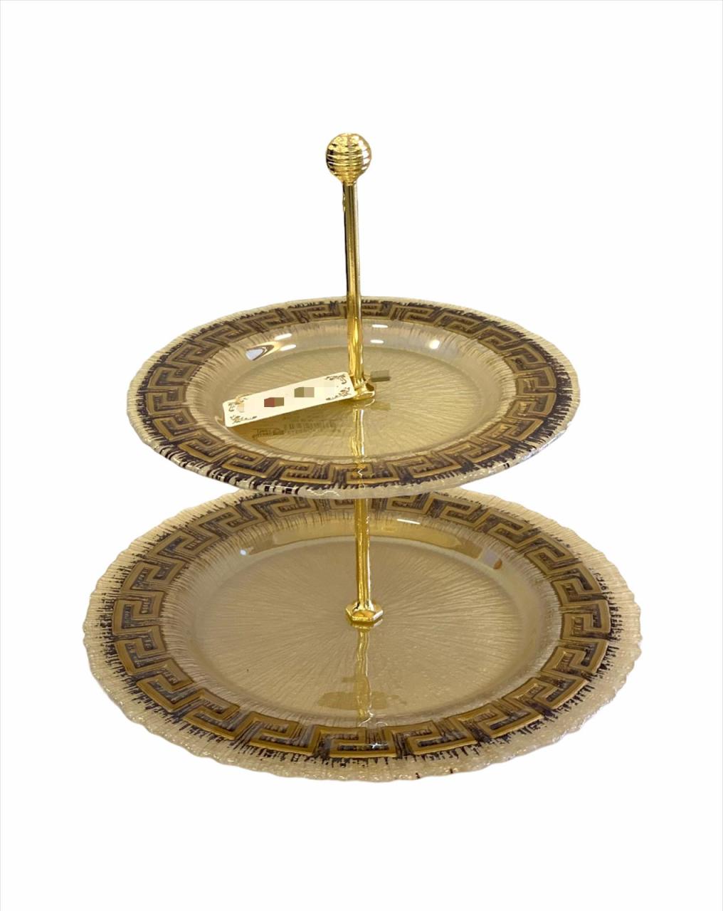 Biev Katlı Kurabiyelik 2 Li Versace Brown TCH408