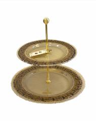 Biev Katlı Kurabiyelik 2 Li Versace Brown TCH408