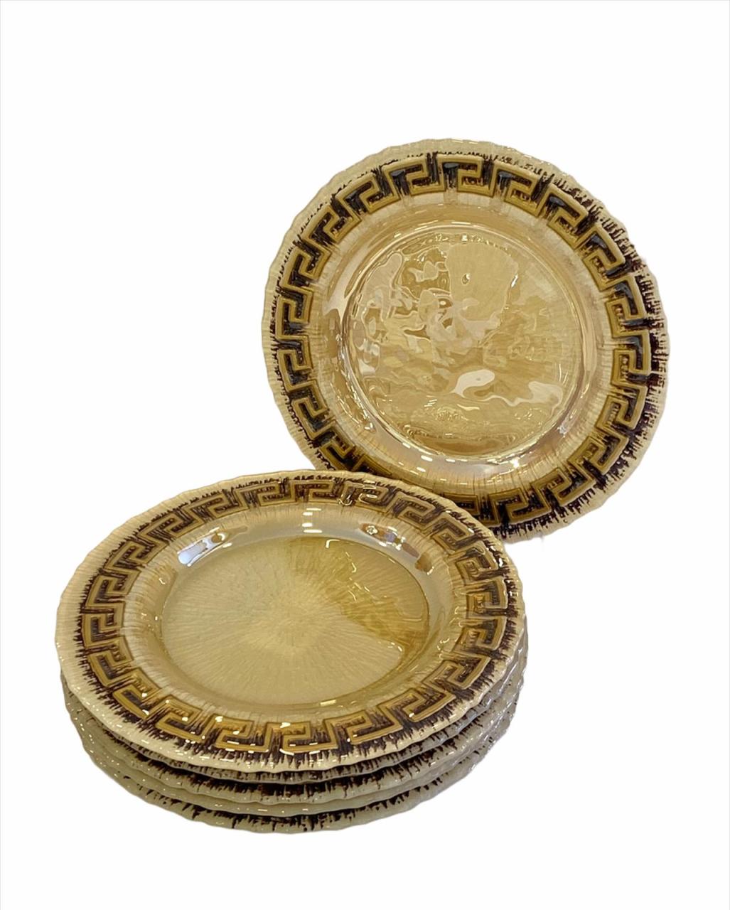 Biev Pasta Tabak 6 Lı 21 Cm Versace Brown TCH411