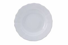 Porland Wavy Platin 60 Parça 12 Kişilik Yemek Takımı 04POR033447