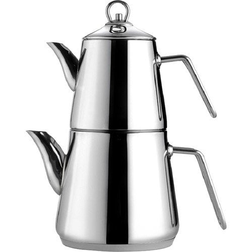 Nehir Everest Çelik Çaydanlık Takımı