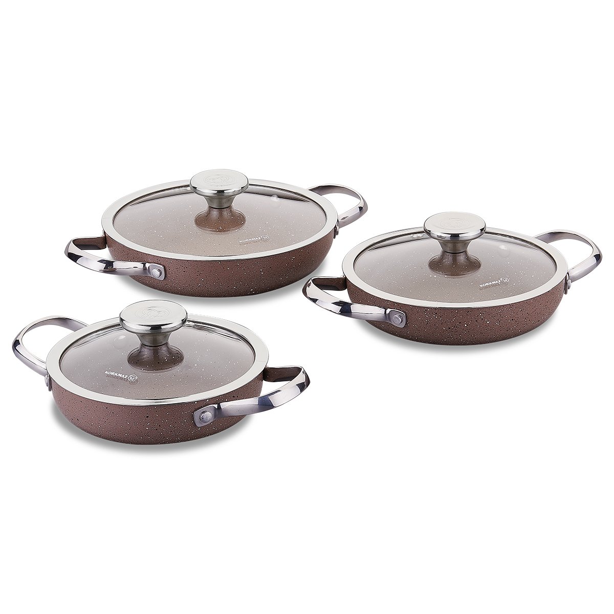 Korkmaz Browni 6 Parça Omlet Set A2898