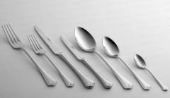 Nehir 89 Parça Fulya Sade Deri Kutulu Çatal Kaşık Bıçak Seti