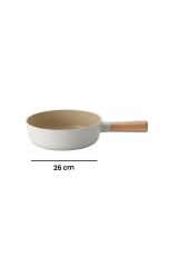 Neoflam 26 Cm Fika Wok Tava Alüminyum Döküm Bej  D-Neof126w