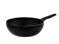 Taç Ultra Granit Plus Wok Tava 28 cm Siyah
