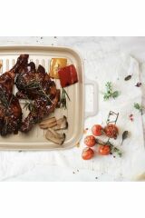 Neoflam 28 Cm Fika Grill Tava Dikdörtgen Bej D-Neof128g