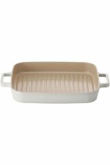 Neoflam 28 Cm Fika Grill Tava Dikdörtgen Bej D-Neof128g