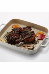Neoflam 28 Cm Fika Grill Tava Dikdörtgen Bej D-Neof128g