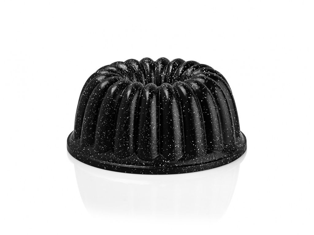 Taç  Kek Kalıbı Dilimli Döküm Siyah