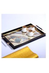 Kosova Tepsi Kulplu Ekruli Desen SA-209