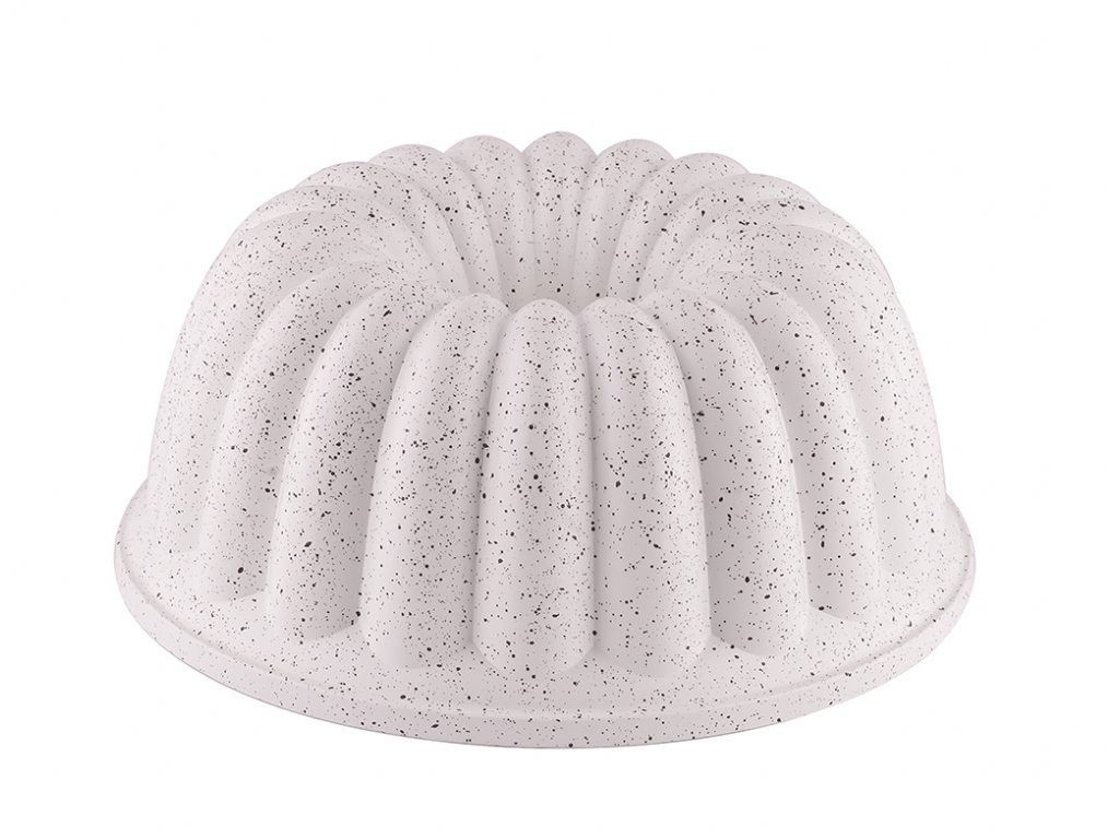 Taç Kek Kalıbı Döküm Dilimli Beyaz