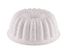 Taç Kek Kalıbı Döküm Dilimli Beyaz