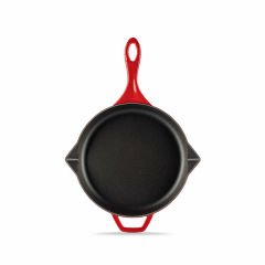 Hosse 28 Cm Demir Döküm Tava Kırmızı HS-YST28/B