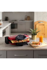 Aryıldız Contact Grill Tost Makinesi Kırmızı 153AR256725