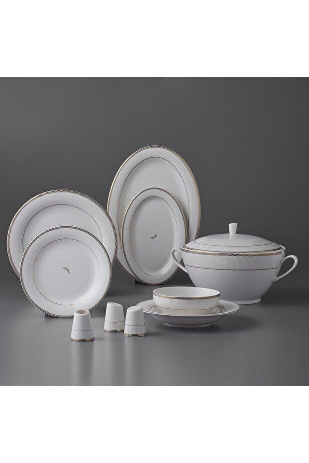 Jumbo 60 Parça Lineda Yemek Takımı Gold