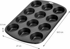 Kaiser Muffin Kalıp 12 Hazne 38X27 Cm Kek Kalıbı