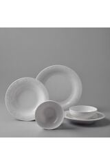 Jumbo 24 Parça Lily Bone Yemek Takımı