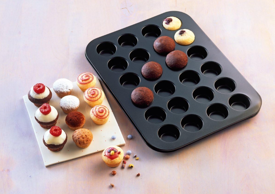 Kaiser Muffin Kalıp Mini 24 Hazne 38X27 Cm Kek Kalıbı