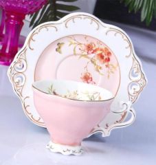 Kosova 6 Lı Fincan Takımı Flower Pembe Zjn-02