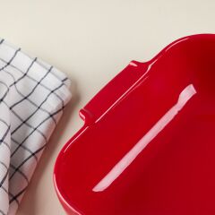 Aryıldız Fırın Kabı Dikdörtgen 36 cm Kırmızı