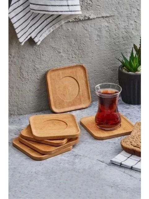 Mien Bambu Kare Çay Tabağı MIEN-370