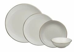 Nehir 24 Parça Exclusive Beyaz Yemek Takımı