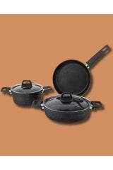 Lavonni 3 Parça Tencere Seti LGR-082