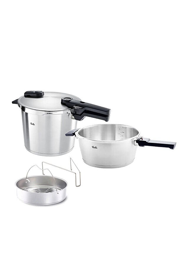 Fissler Vitaquick Premium 8+4 lt Sepetli Düdüklü Tencere