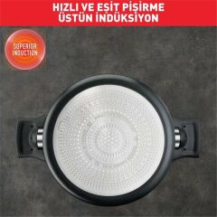 Tefal 22 Cm Excellence Sahan Titantum Ind.6x