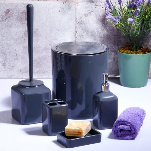 Kosova Banyo Seti 5 Parça Füme PBT0002