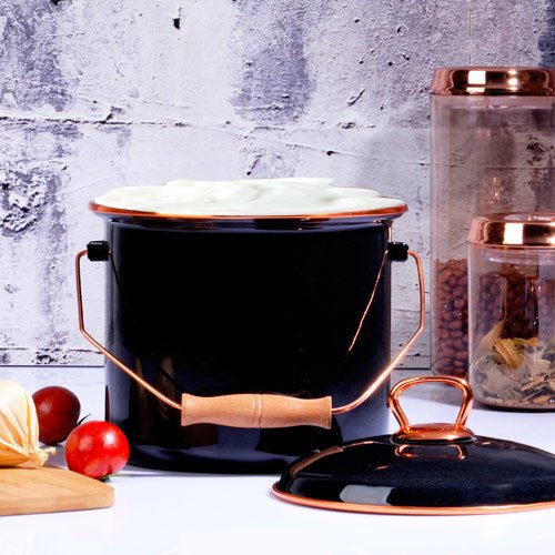 Kosova Bakraç Emaye 18 Cm 4 Lt Black 1200