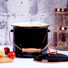 Kosova Bakraç Emaye 18 Cm 4 Lt Black 1200