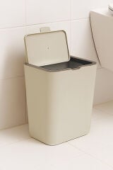 Primanova Flip Çöp Kovası Bej M-E95-09