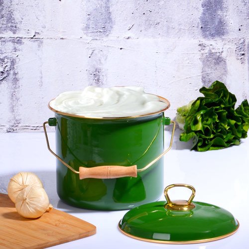 Kosova Emaye Bakraç 18 Cm 4 Lt Yeşil 400