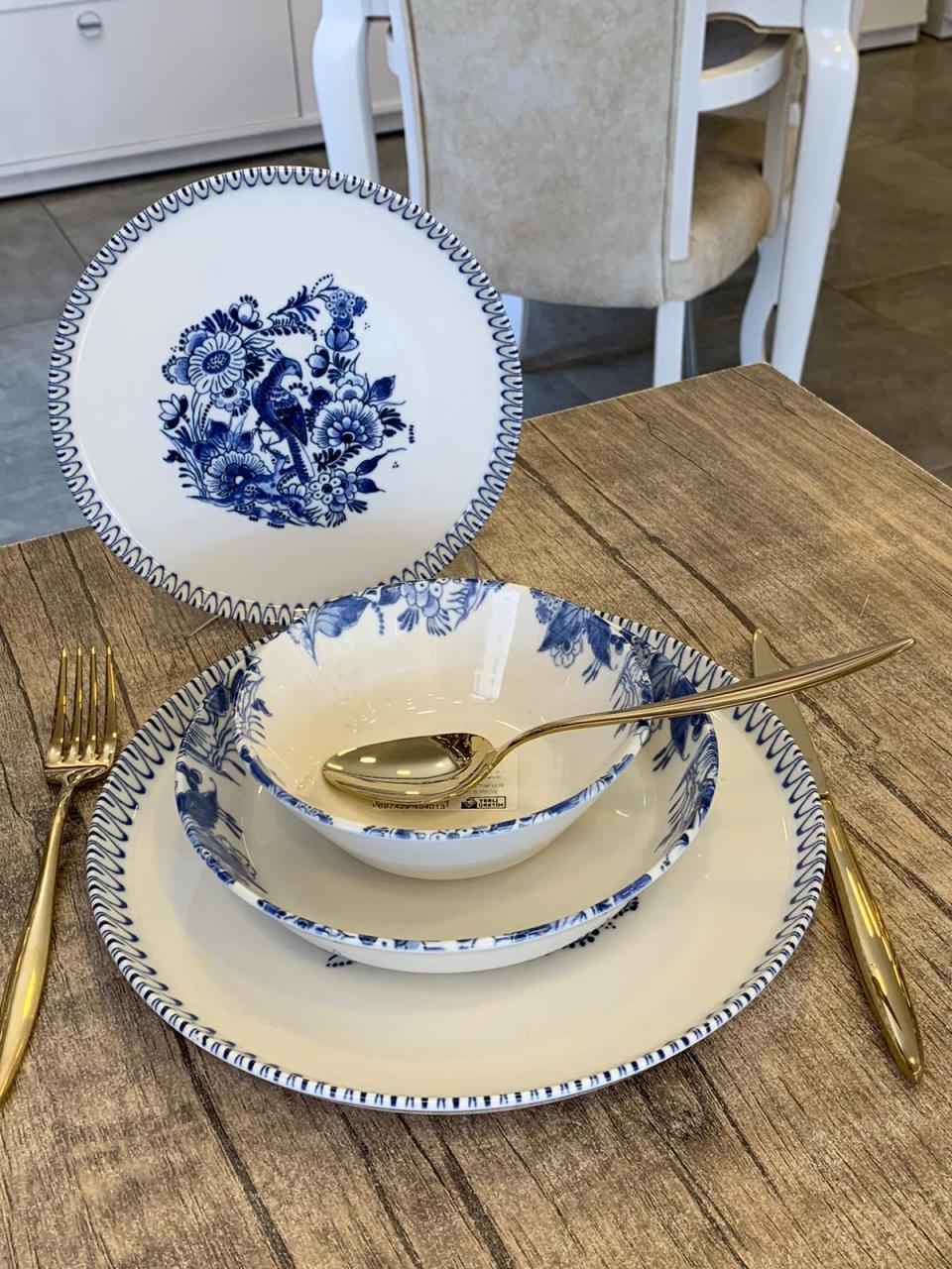 Sıla 24 Parça Helix SL-252 Yemek Takımı