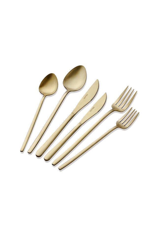 The Mia 36 Parça Giallo Çkb Mat Gold CKB0226