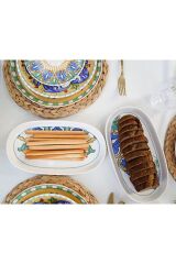 The Mia 2 Li Servis Tabağı Limoncello Oval 29 Cm LMN007