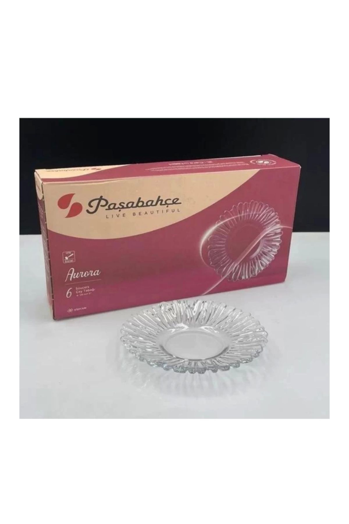 Paşabahçe Aurora 10531 Çay Tabağı 6 Lı