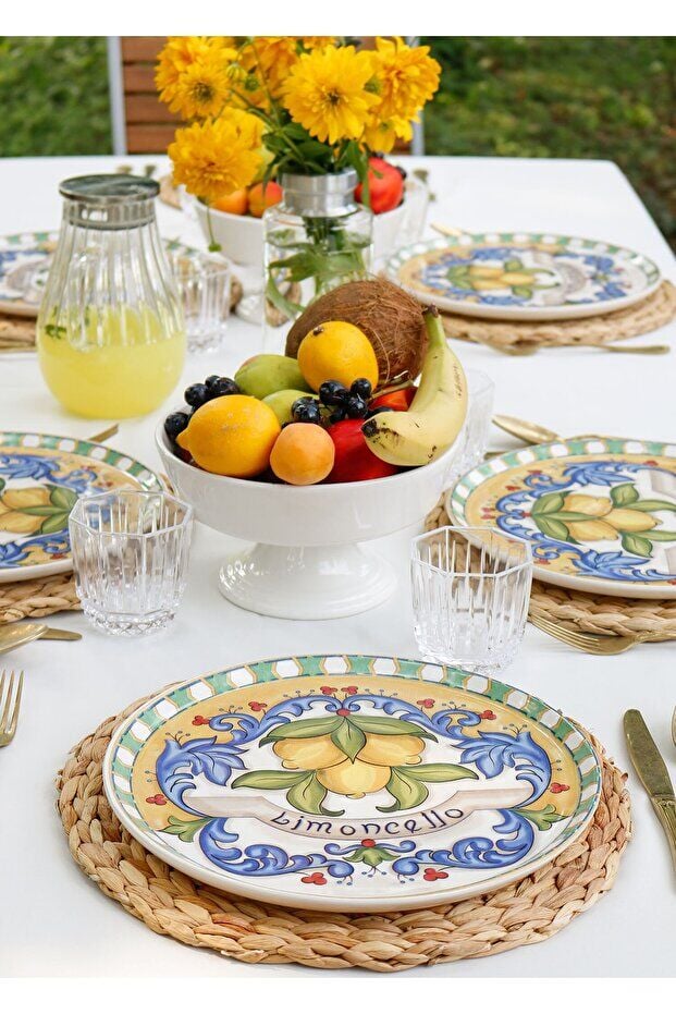 The Mia Servis Tabağı Limoncello 30 Cm LMN003