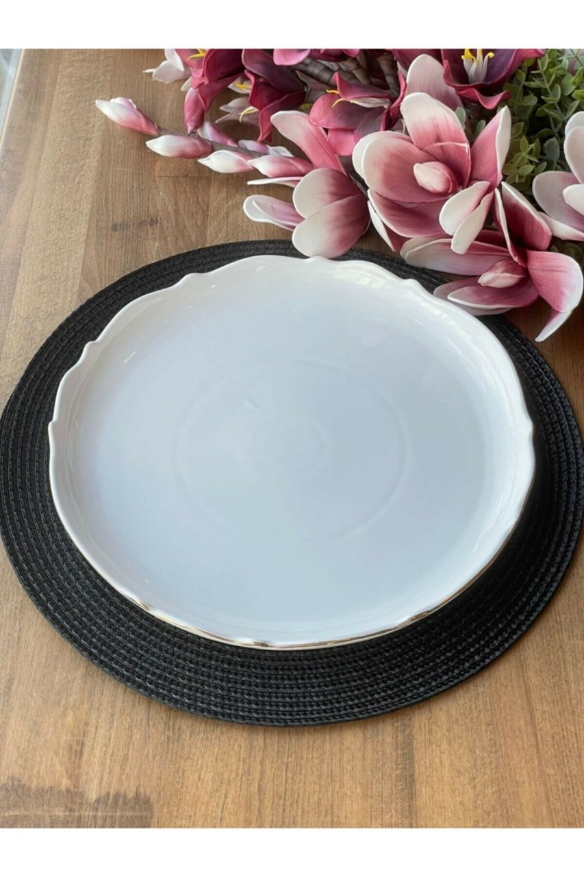 Lemages Porselen Servis Tabak Yuvarlak Büyük 313-M