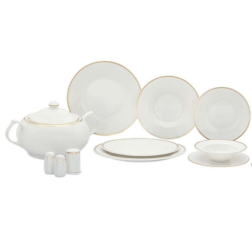 Güral Porselen 62 Parça Harika Altın File Yemek Takımı