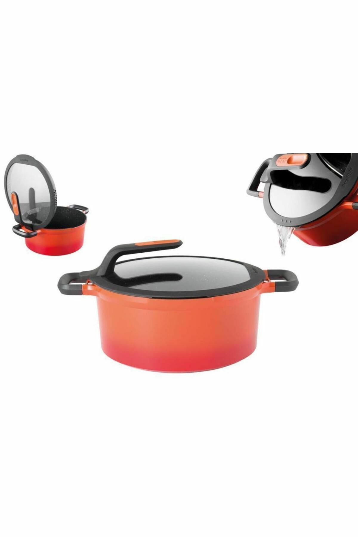Berghoff 28 Cm Gem Stay Cool Derin Tencere 8501036