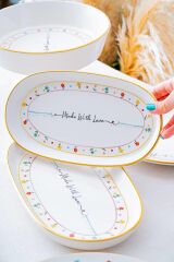 Acar 3 Lü Kayık Tabak Livaldi HCA-7730