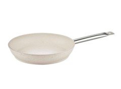 Taç 30 Cm Aksu Granit Döküm Tava Beyaz 1606