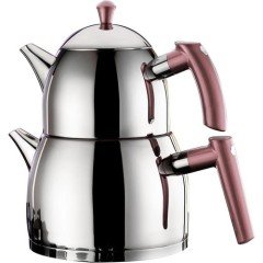 Aryıldız Large Çaydanlık Takımı Büyük Rosegold